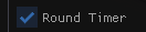 RiceMod round timer toggle in the overlay panel